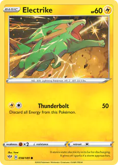 Electrike 058/189 Common card from Darkness Ablaze