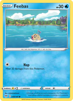 Feebas 038/189 Common card from Darkness Ablaze