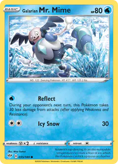 Galarian Mr. Mime 035/189 Common card from Darkness Ablaze