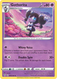 Gothorita 074/189 Uncommon card from Darkness Ablaze