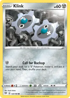 Klink 125/189 Common card from Darkness Ablaze