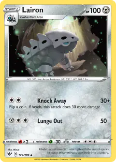 Lairon 122/189 Uncommon card from Darkness Ablaze