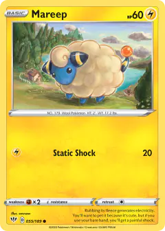 Mareep 055/189 Common card from Darkness Ablaze