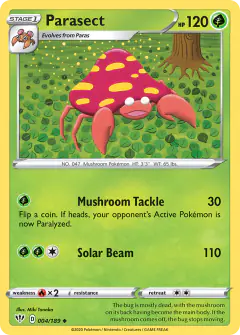 Parasect 004/189 Uncommon card from Darkness Ablaze
