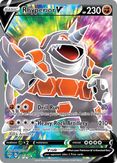 Rhyperior V 181/189 Rare Ultra card from Darkness Ablaze