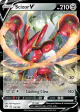 Scizor V 118/189 Rare Holo V card from Darkness Ablaze
