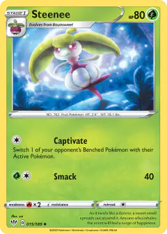 Steenee 015/189 Uncommon card from Darkness Ablaze