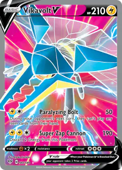 Vikavolt V 180/189 Rare Ultra card from Darkness Ablaze