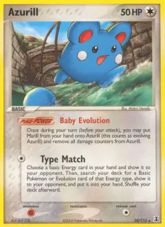 Azurill 20/113 Rare card from Delta Species