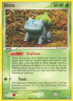 Ditto 36/113 Uncommon card from Delta Species