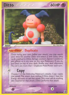 Ditto 38/113 Uncommon card from Delta Species