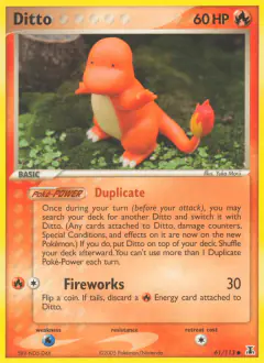 Ditto 61/113 Common card from Delta Species