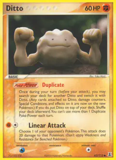 Ditto 62/113 Common card from Delta Species