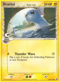 Dratini δ 66/113 Common card from Delta Species
