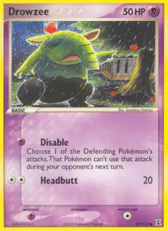 Drowzee 67/113 Common card from Delta Species