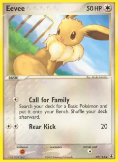 Eevee 69/113 Common card from Delta Species