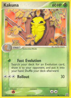Kakuna 46/113 Uncommon card from Delta Species