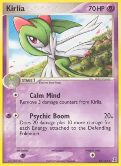 Kirlia 47/113 Uncommon card from Delta Species