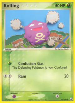 Koffing 72/113 Common card from Delta Species