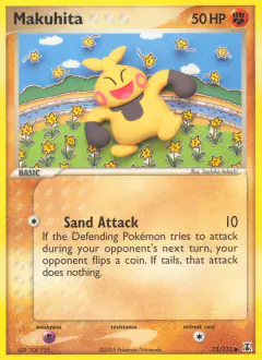 Makuhita 75/113 Common card from Delta Species