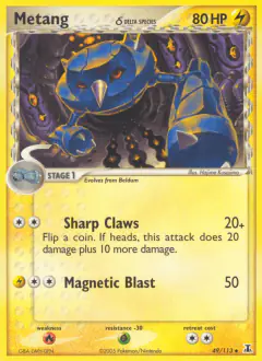 Metang δ 49/113 Uncommon card from Delta Species