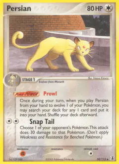 Persian 50/113 Uncommon card from Delta Species