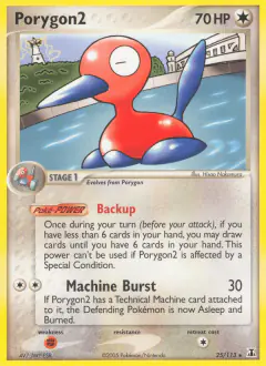 Porygon2 25/113 Rare card from Delta Species