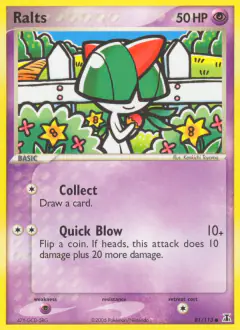 Ralts 81/113 Common card from Delta Species