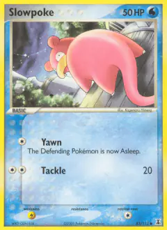 Slowpoke 83/113 Common card from Delta Species