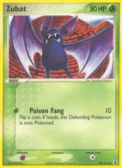 Zubat 88/113 Common card from Delta Species