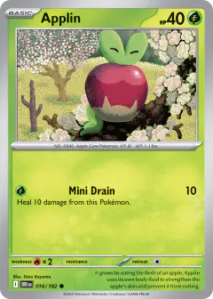 Applin 016/182 Common card from Destined Rivals