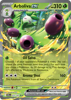 Arboliva ex 023/182 Double Rare card from Destined Rivals