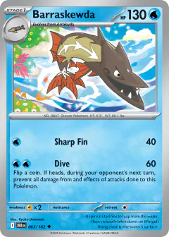 Barraskewda 063/182 Uncommon card from Destined Rivals