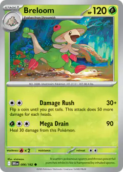 Breloom 006/182 Common card from Destined Rivals