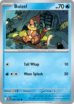 Buizel 057/182 Common card from Destined Rivals