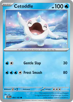 Cetoddle 064/182 Common card from Destined Rivals