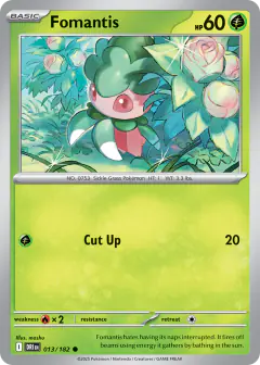 Fomantis 013/182 Common card from Destined Rivals