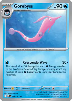 Gorebyss 056/182 Rare card from Destined Rivals