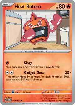 Heat Rotom 043/182 Common card from Destined Rivals