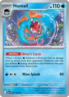 Huntail 055/182 Uncommon card from Destined Rivals