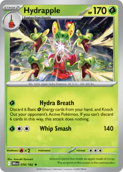 Hydrapple 018/182 Rare card from Destined Rivals