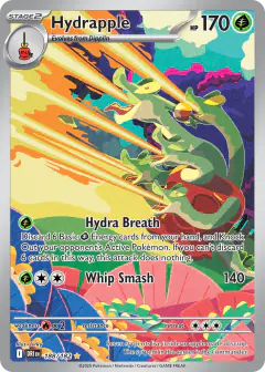 Hydrapple 188/182 Illustration Rare card from Destined Rivals