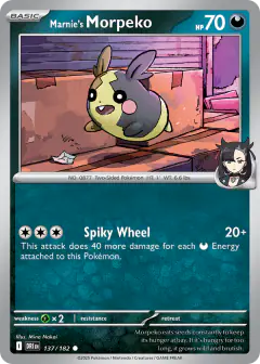 Marnie's Morpeko 137/182 Common card from Destined Rivals