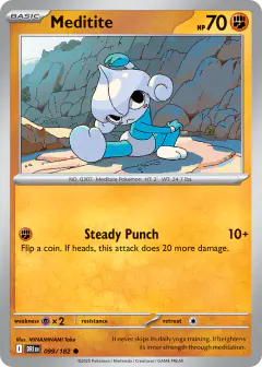 Meditite 099/182 Common card from Destined Rivals