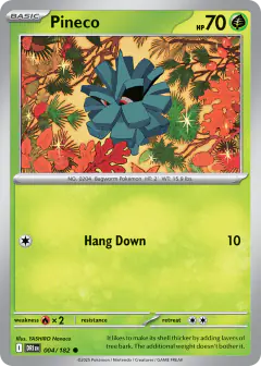 Pineco 004/182 Common card from Destined Rivals