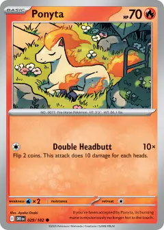 Ponyta 029/182 Common card from Destined Rivals