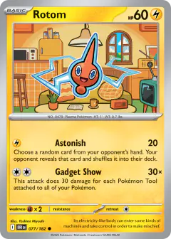 Rotom 077/182 Common card from Destined Rivals