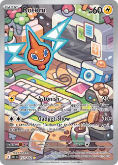 Rotom 197/182 Illustration Rare card from Destined Rivals