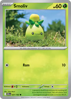 Smoliv 021/182 Common card from Destined Rivals