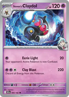 Steven's Claydol 084/182 Uncommon card from Destined Rivals